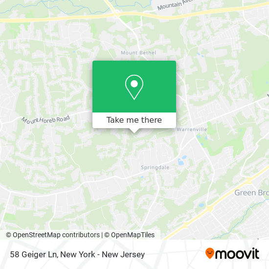 58 Geiger Ln, Warren, NJ 07059 map