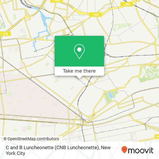 Mapa de C and B Luncheonette (CNB Luncheonette)