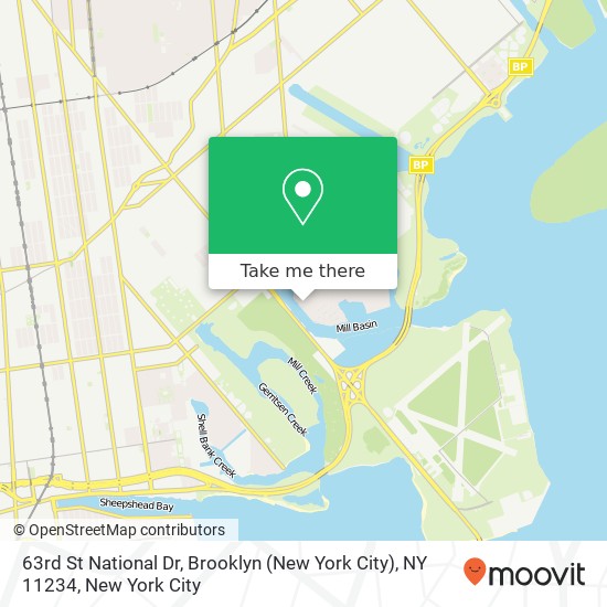 63rd St National Dr, Brooklyn (New York City), NY 11234 map