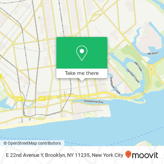 E 22nd Avenue Y, Brooklyn, NY 11235 map