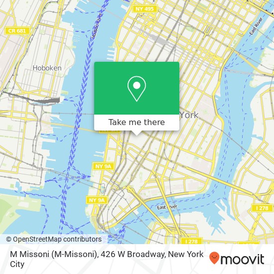 M Missoni (M-Missoni), 426 W Broadway map