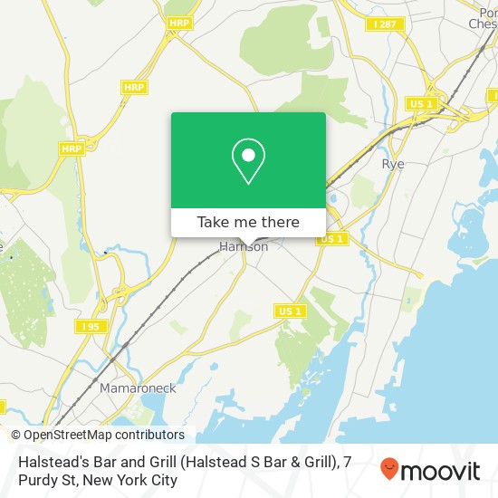 Mapa de Halstead's Bar and Grill (Halstead S Bar & Grill), 7 Purdy St