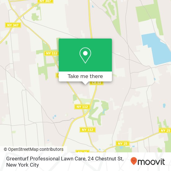 Greenturf Professional Lawn Care, 24 Chestnut St map