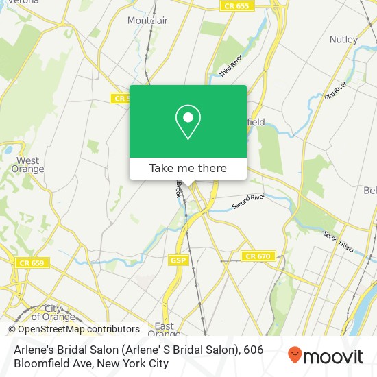 Arlene's Bridal Salon (Arlene' S Bridal Salon), 606 Bloomfield Ave map