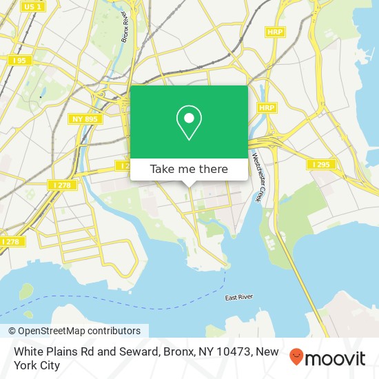 White Plains Rd and Seward, Bronx, NY 10473 map