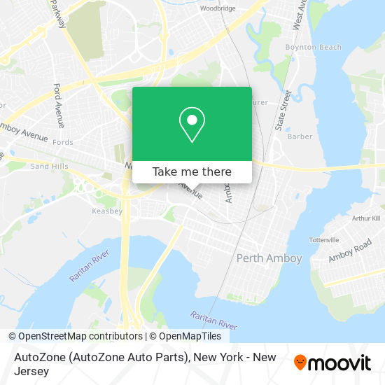 Mapa de AutoZone (AutoZone Auto Parts)