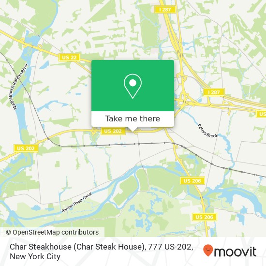 Char Steakhouse (Char Steak House), 777 US-202 map