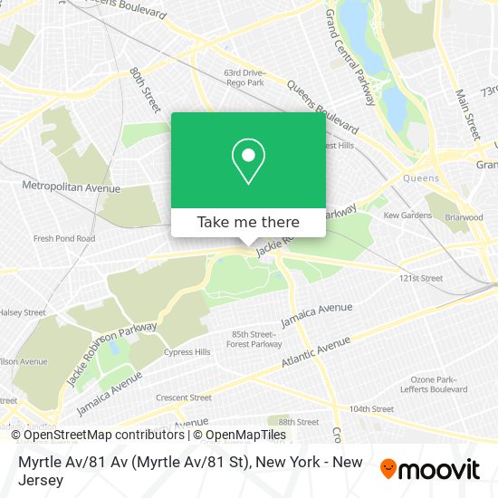 Mapa de Myrtle Av / 81 Av