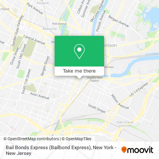 Mapa de Bail Bonds Express (Bailbond Express)