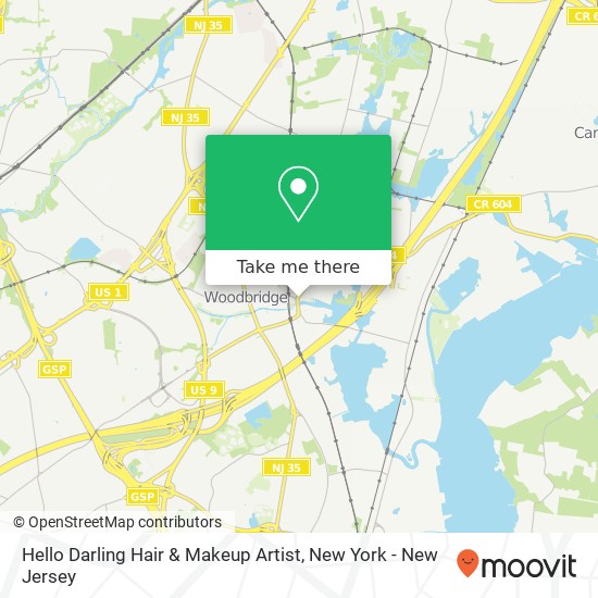 Mapa de Hello Darling Hair & Makeup Artist