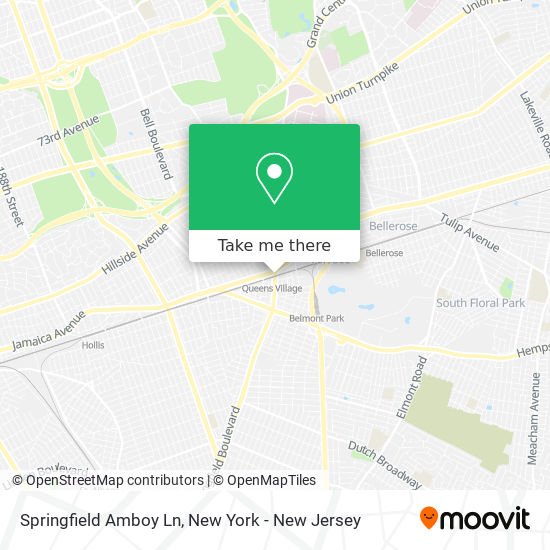 Mapa de Springfield Amboy Ln
