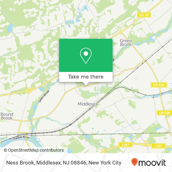 Ness Brook, Middlesex, NJ 08846 map