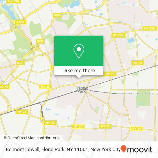 Belmont Lowell, Floral Park, NY 11001 map