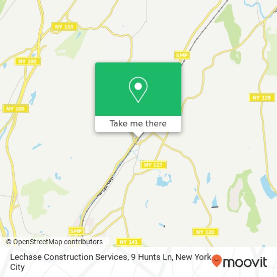 Mapa de Lechase Construction Services, 9 Hunts Ln