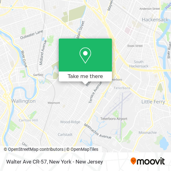 Mapa de Walter Ave CR-57