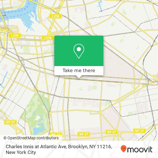 Charles Innis at Atlantic Ave, Brooklyn, NY 11216 map