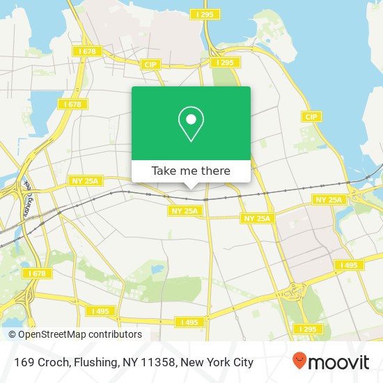 169 Croch, Flushing, NY 11358 map