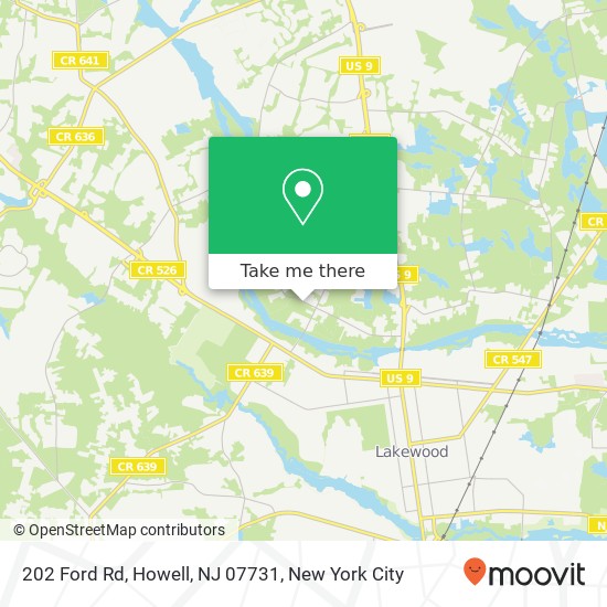 202 Ford Rd, Howell, NJ 07731 map