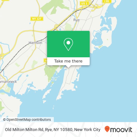 Old Milton Milton Rd, Rye, NY 10580 map
