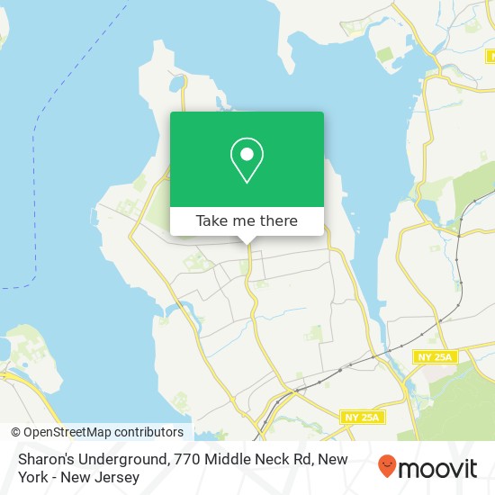 Sharon's Underground, 770 Middle Neck Rd map