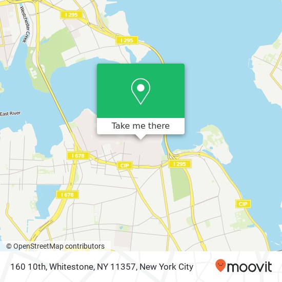 Mapa de 160 10th, Whitestone, NY 11357