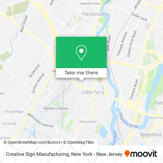 Creative Sign Manufacturing map