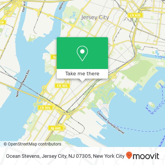 Ocean Stevens, Jersey City, NJ 07305 map