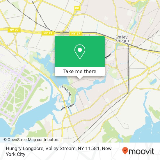 Mapa de Hungry Longacre, Valley Stream, NY 11581