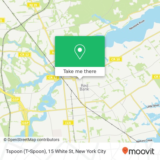 Mapa de Tspoon (T•Spoon), 15 White St