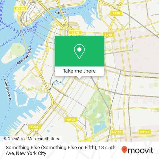 Mapa de Something Else (Something Else on Fifth), 187 5th Ave