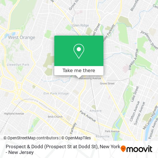 Prospect & Dodd (Prospect St at Dodd St) map