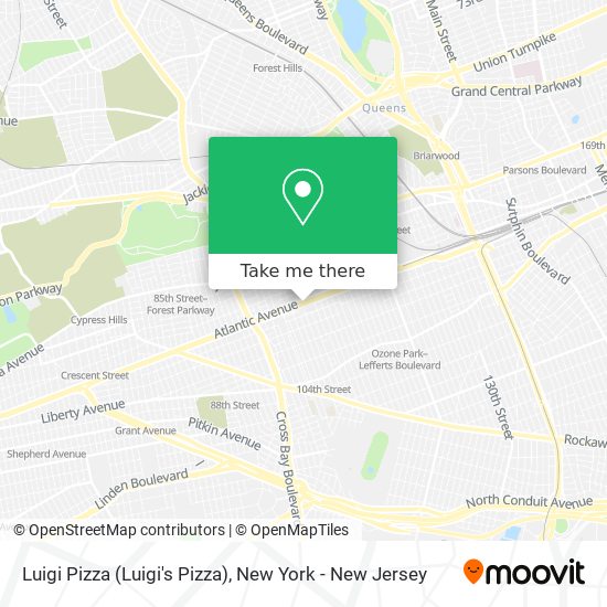 Mapa de Luigi Pizza (Luigi's Pizza)