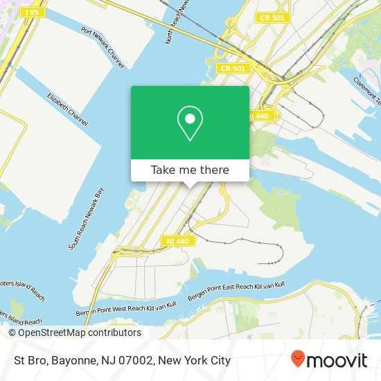 St Bro, Bayonne, NJ 07002 map