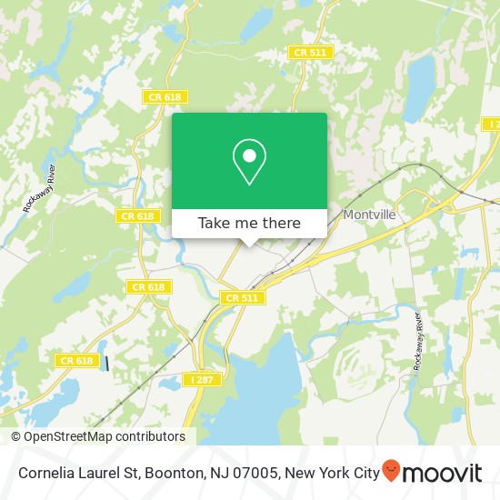 Cornelia Laurel St, Boonton, NJ 07005 map