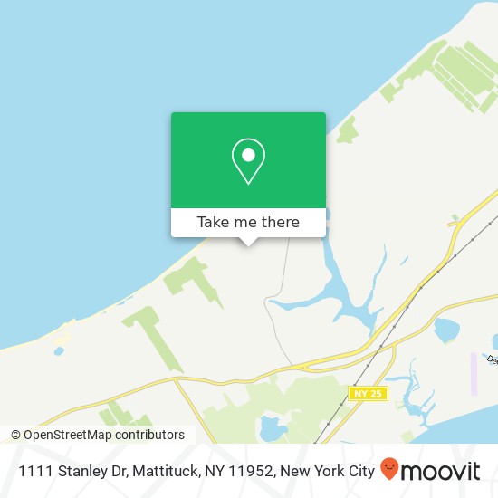 Mapa de 1111 Stanley Dr, Mattituck, NY 11952