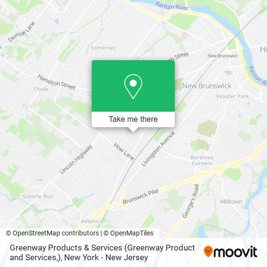 Greenway Products & Services (Greenway Product and Services,) map