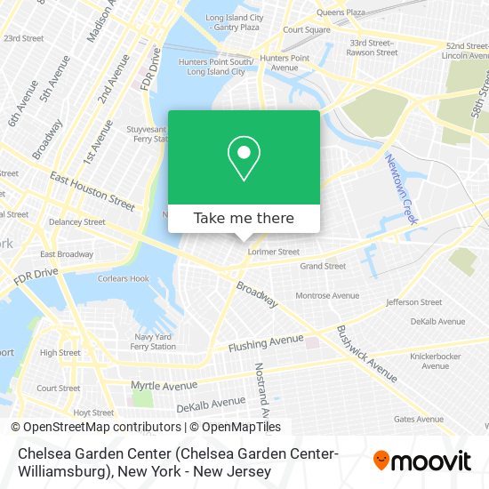 Chelsea Garden Center map