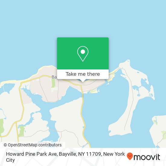 Howard Pine Park Ave, Bayville, NY 11709 map