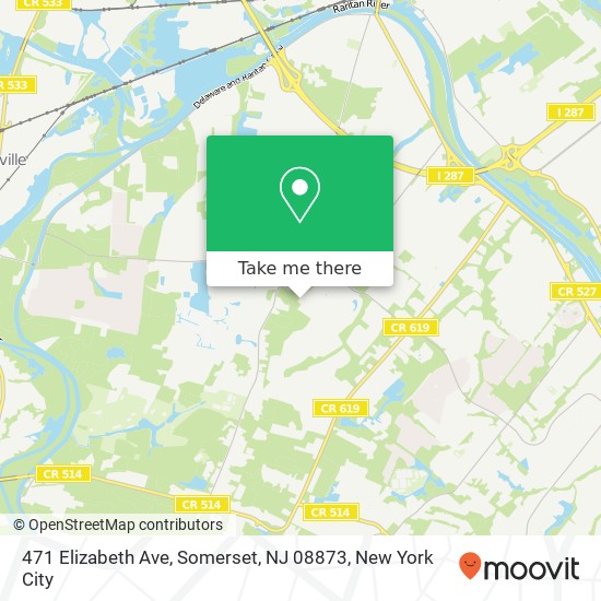 471 Elizabeth Ave, Somerset, NJ 08873 map