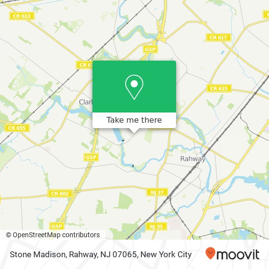 Mapa de Stone Madison, Rahway, NJ 07065