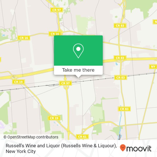 Mapa de Russell's Wine and Liquor (Russells Wine & Liquour)