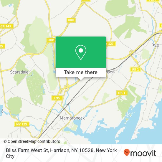 Bliss Farm West St, Harrison, NY 10528 map