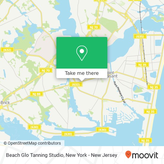 Beach Glo Tanning Studio map