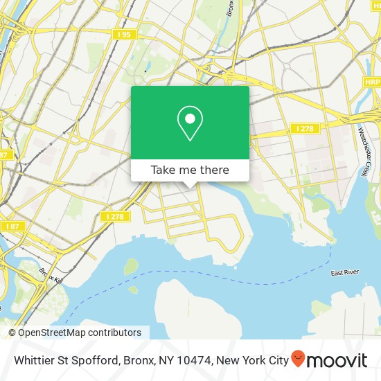 Whittier St Spofford, Bronx, NY 10474 map