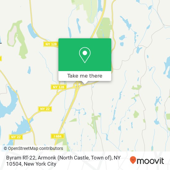 Mapa de Byram RT-22, Armonk (North Castle, Town of), NY 10504