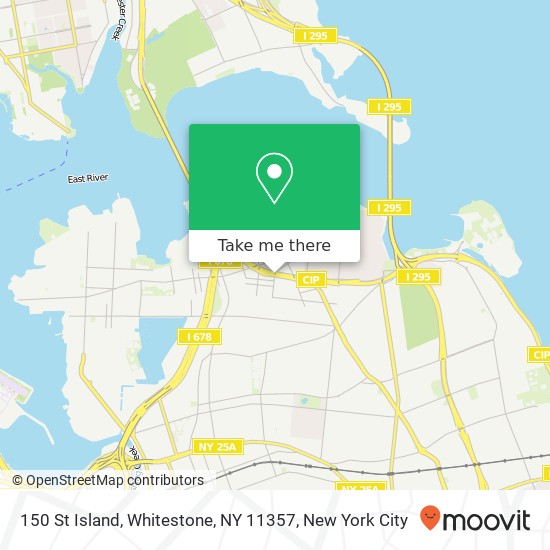 Mapa de 150 St Island, Whitestone, NY 11357