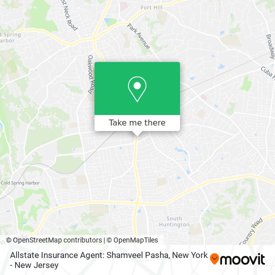 Allstate Insurance Agent: Shamveel Pasha map
