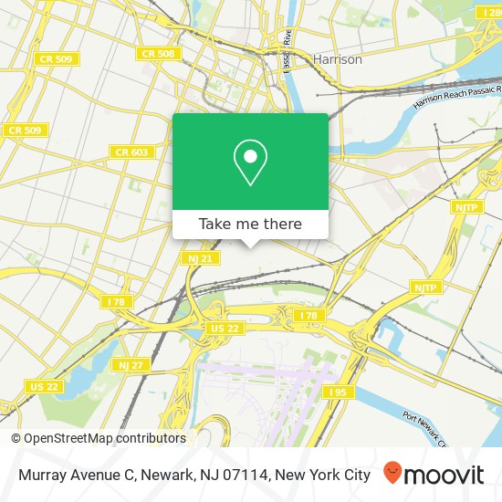 Murray Avenue C, Newark, NJ 07114 map