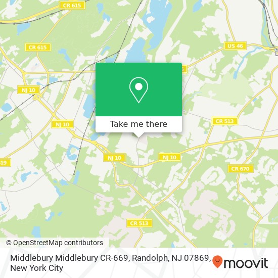 Middlebury Middlebury CR-669, Randolph, NJ 07869 map