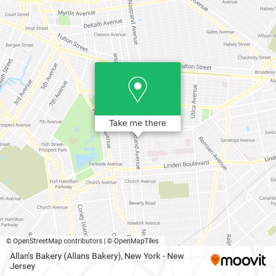 Mapa de Allan's Bakery (Allans Bakery)